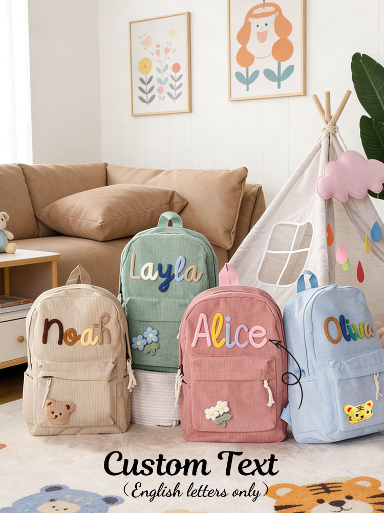 Unisex Personalized Corduroy B - Embroidery Initials Designs avis et prix