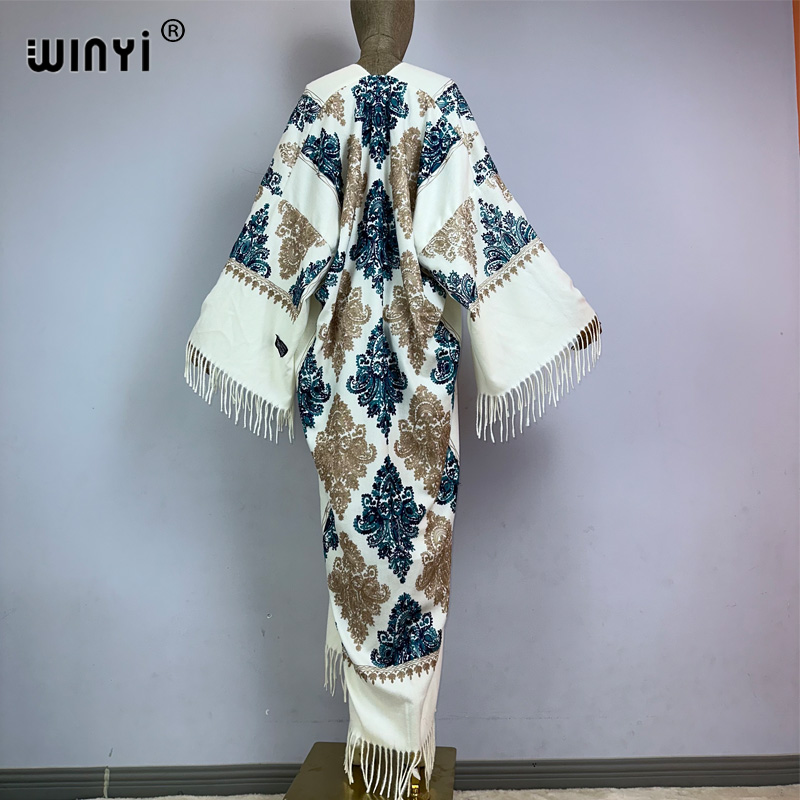 WINYI Winter Women tassel Pash - Embroidery Pashmina avis et prix