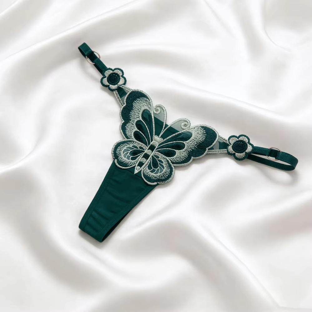 Women's Thong Fashion Sexy Lac - Embroidery Fashion avis et prix