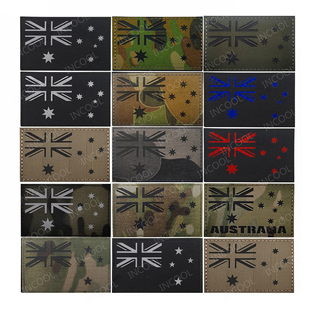 Australia Flags IR Reflective  - Embroidery In Australia avis et prix