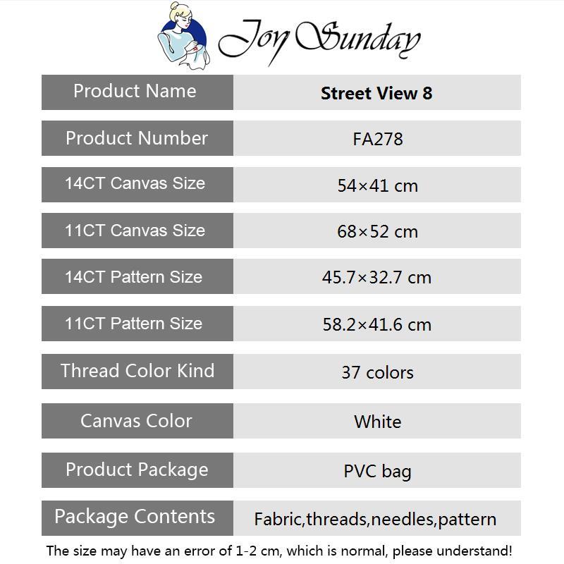 Street View Joy Sunday Cross S - Embroidery Tas avis et prix