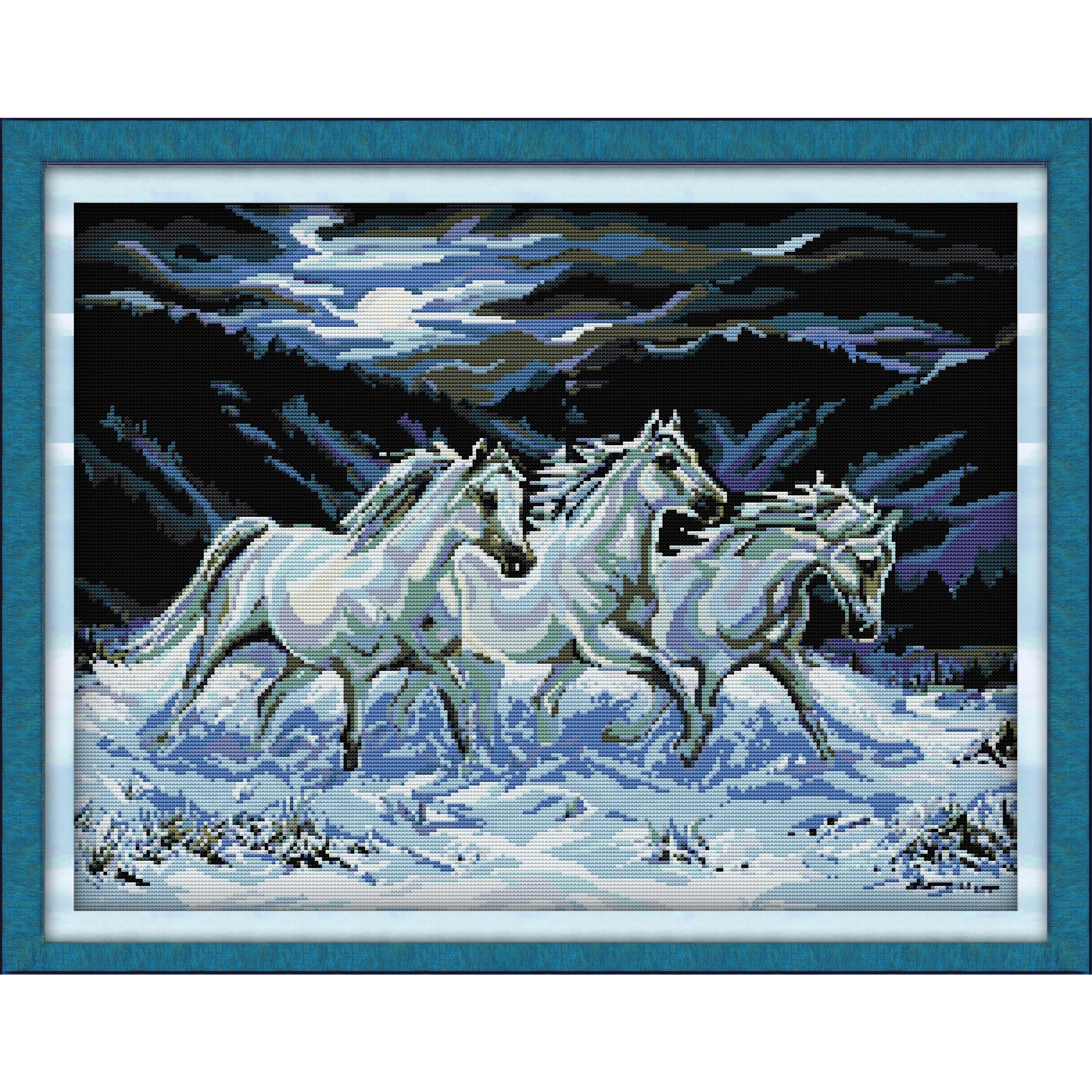 News Pre-Printed Cross Stitch  - Embroidery Running Stitch avis et prix