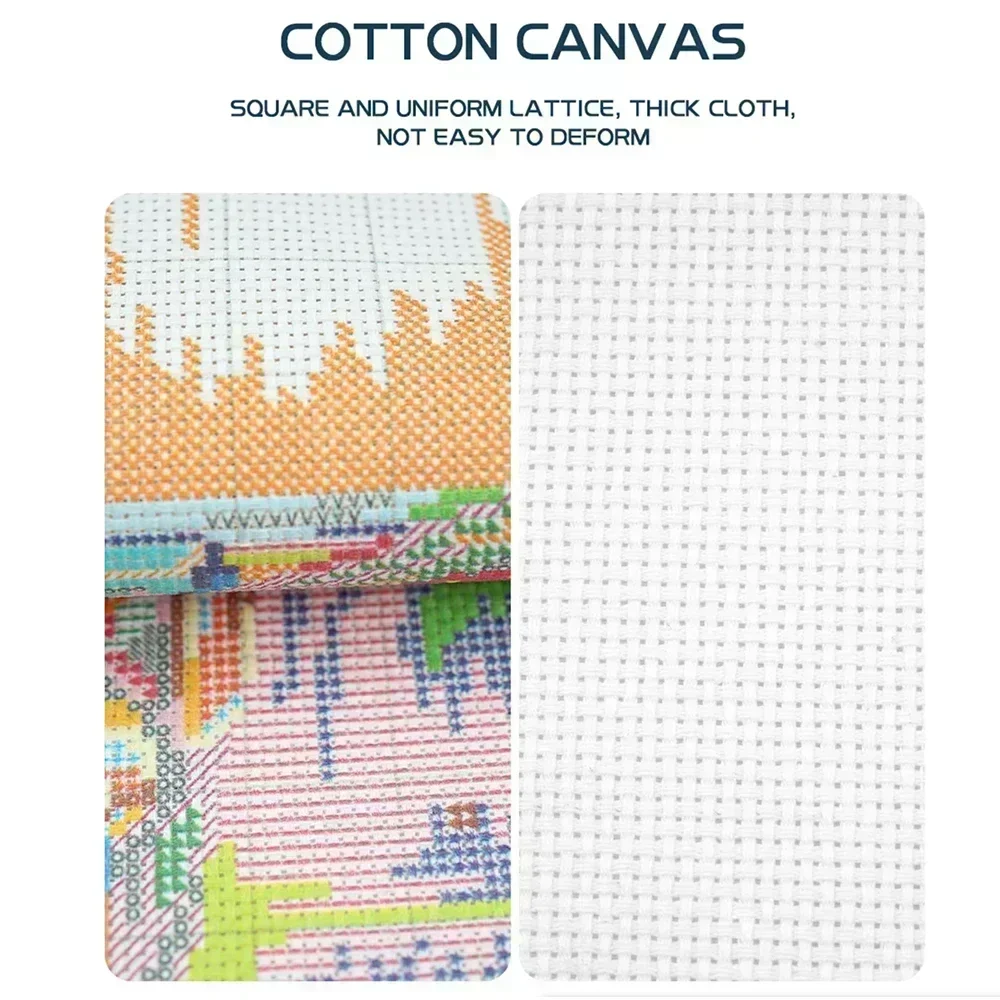 News Pre-Printed Cross Stitch  - Embroidery Running Stitch avis et prix