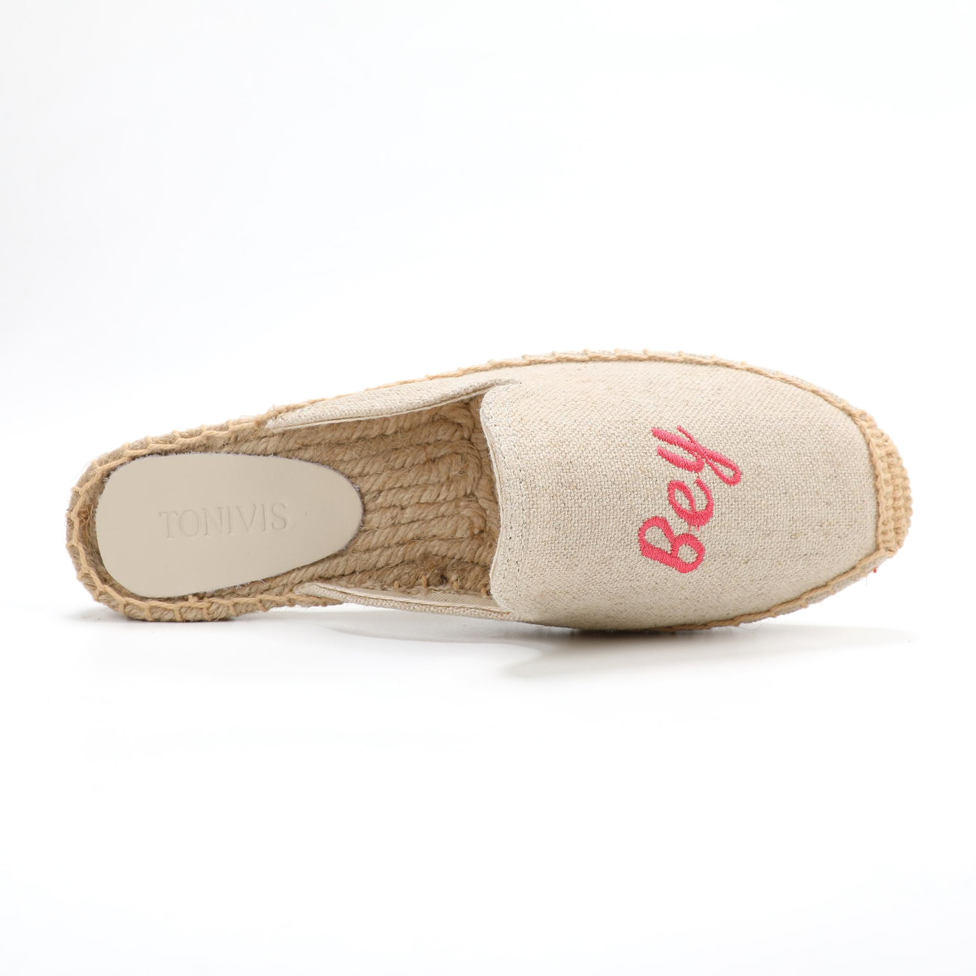 Women Floral Embroidered Espad - Embroidery Canvas avis et prix