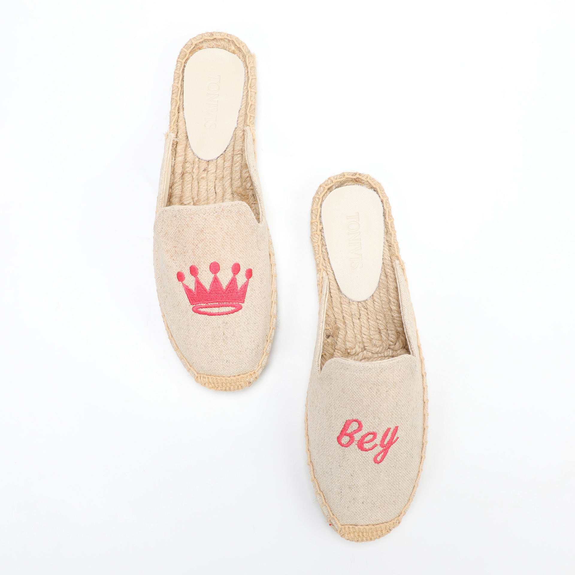 Women Floral Embroidered Espad - Embroidery Canvas avis et prix