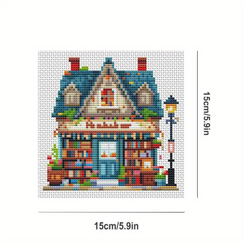 12Pcs Cross Stitch Kits House  - Embroidery Artist avis et prix