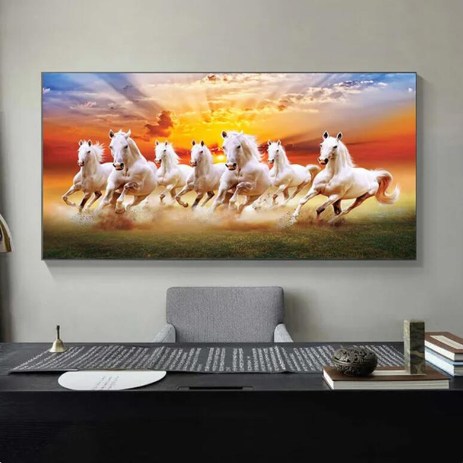 Eight Running Horses Large Siz - Embroidery Running Stitch avis et prix