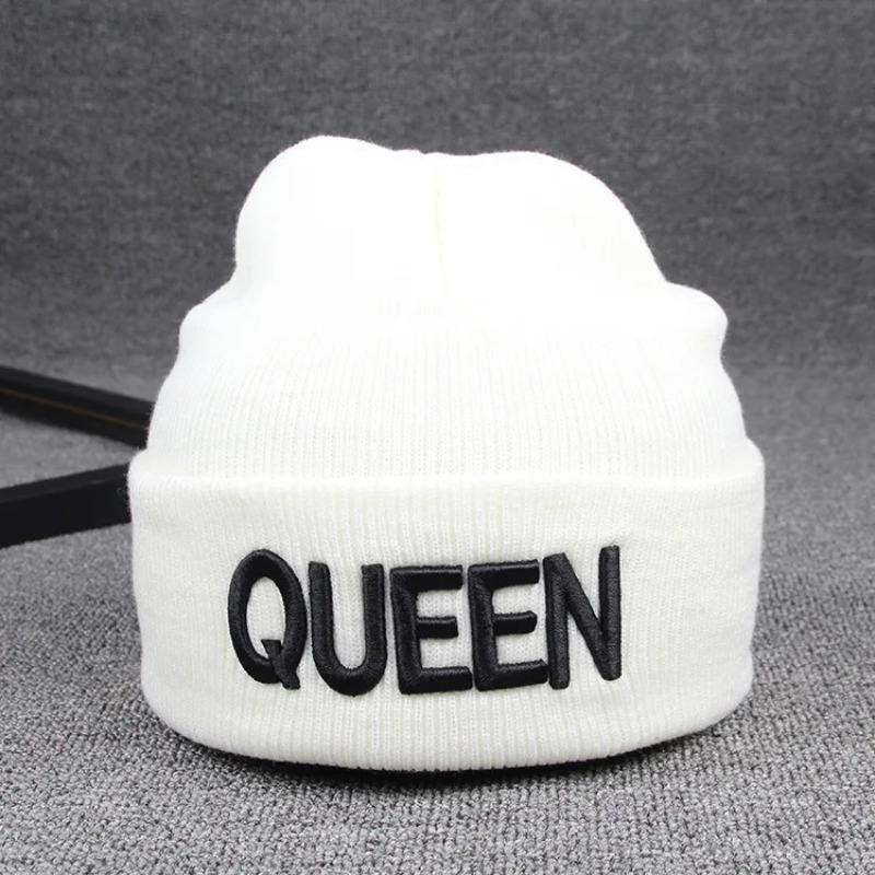Hot KING QUEEN Letter Embroide - Embroidery Lovers avis et prix