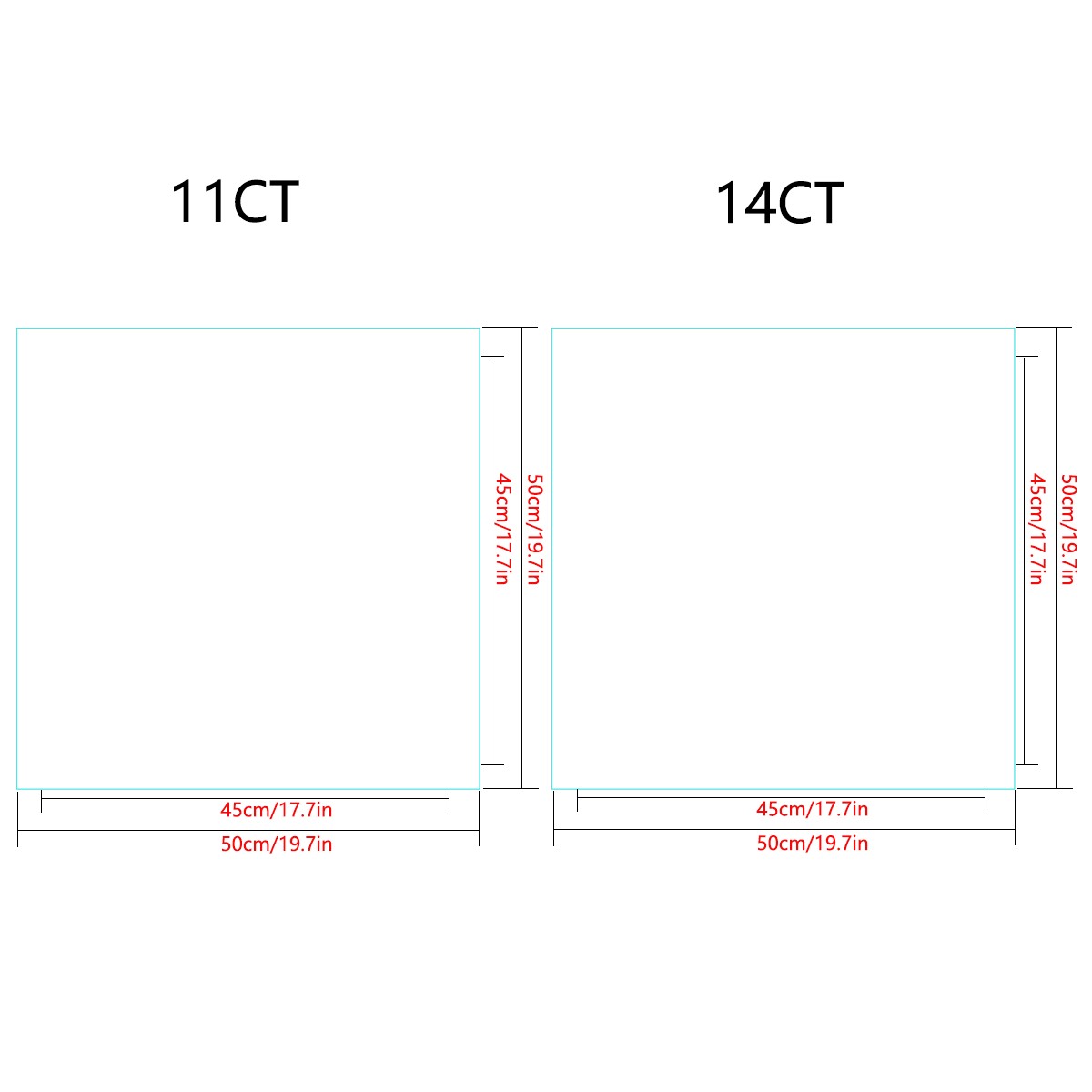 1pc 50X50CM/19.7inch The Mater - Embroidery Lovers avis et prix