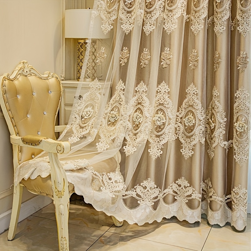 1pc Luxury Double-layer Europe - Embroidery Flower avis et prix