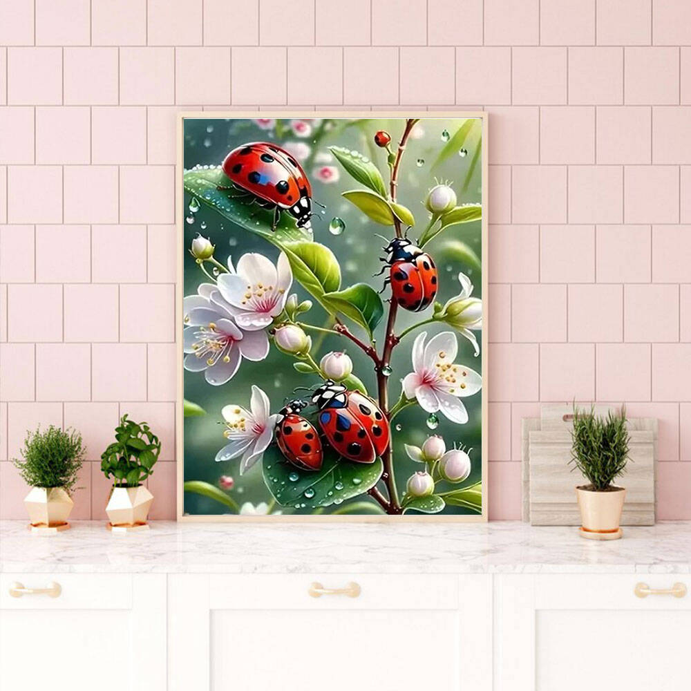 HUACAN 5d Diamond Painting Lad - Embroidery Lady Bug avis et prix