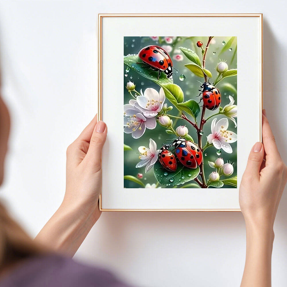HUACAN 5d Diamond Painting Lad - Embroidery Lady Bug avis et prix