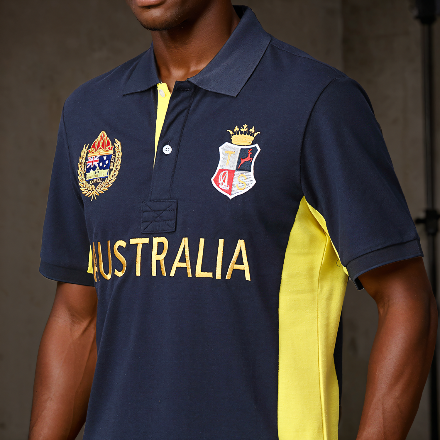 Men's Polo Shirt Australia Roy - Embroidery In Australia avis et prix