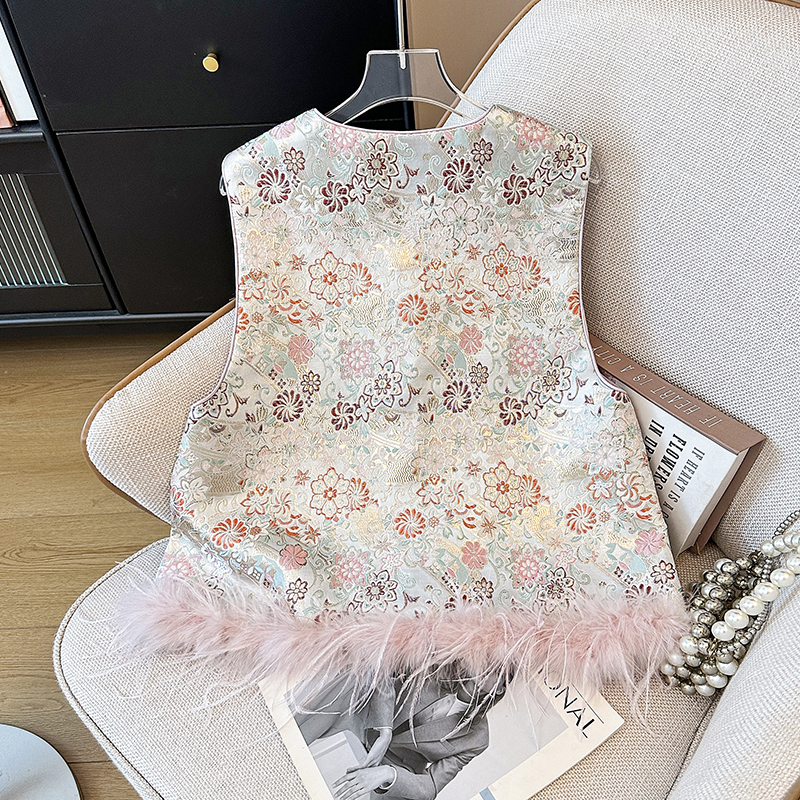 New Chinese Style National Tre - Embroidery Vest avis et prix