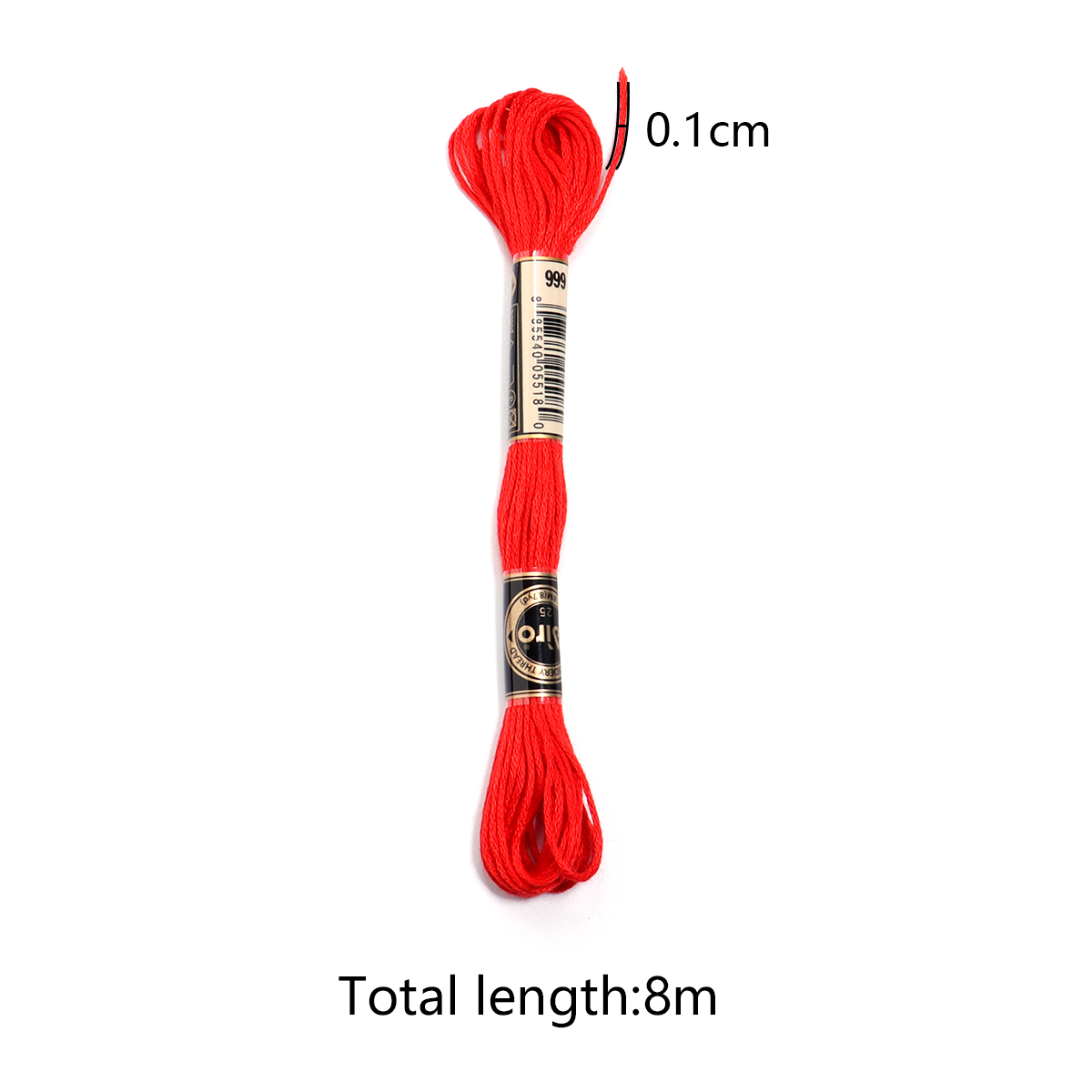 6Pcs/Lot Multicolor Polyester  - Embroidery Service avis et prix