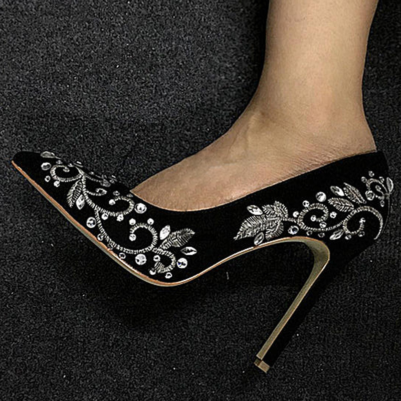 Bling Rhinestone Gold Silver F - Embroidery Flower avis et prix