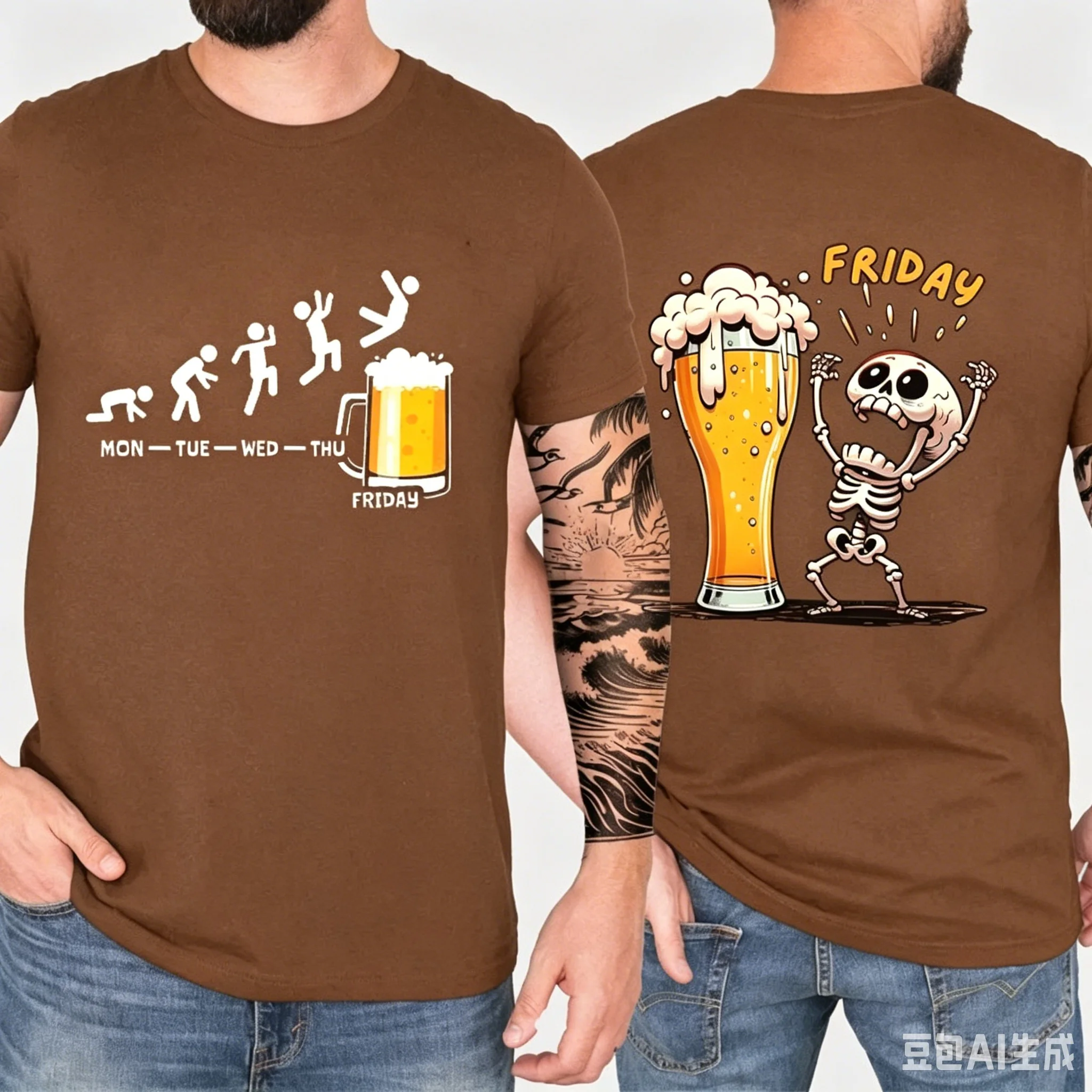 Funny Man Skeletal Pattern 3D  - Embroidery Lovers avis et prix