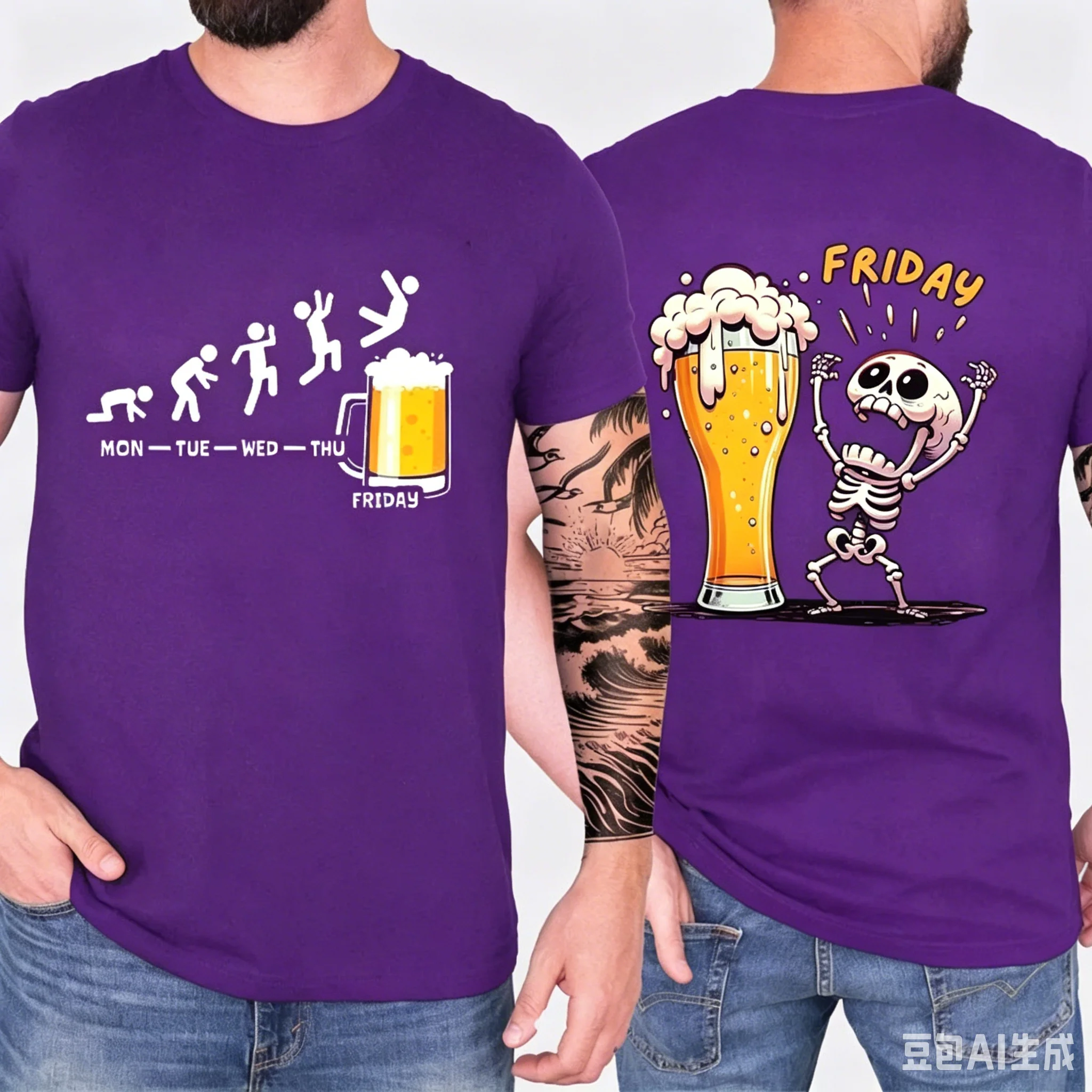 Funny Man Skeletal Pattern 3D  - Embroidery Lovers avis et prix