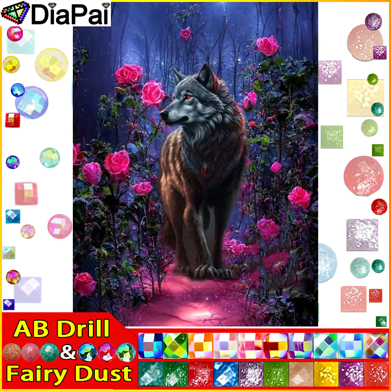 DIAPAI Fairy Dust AB Diamond P - Embroidery Rose Stitch avis et prix