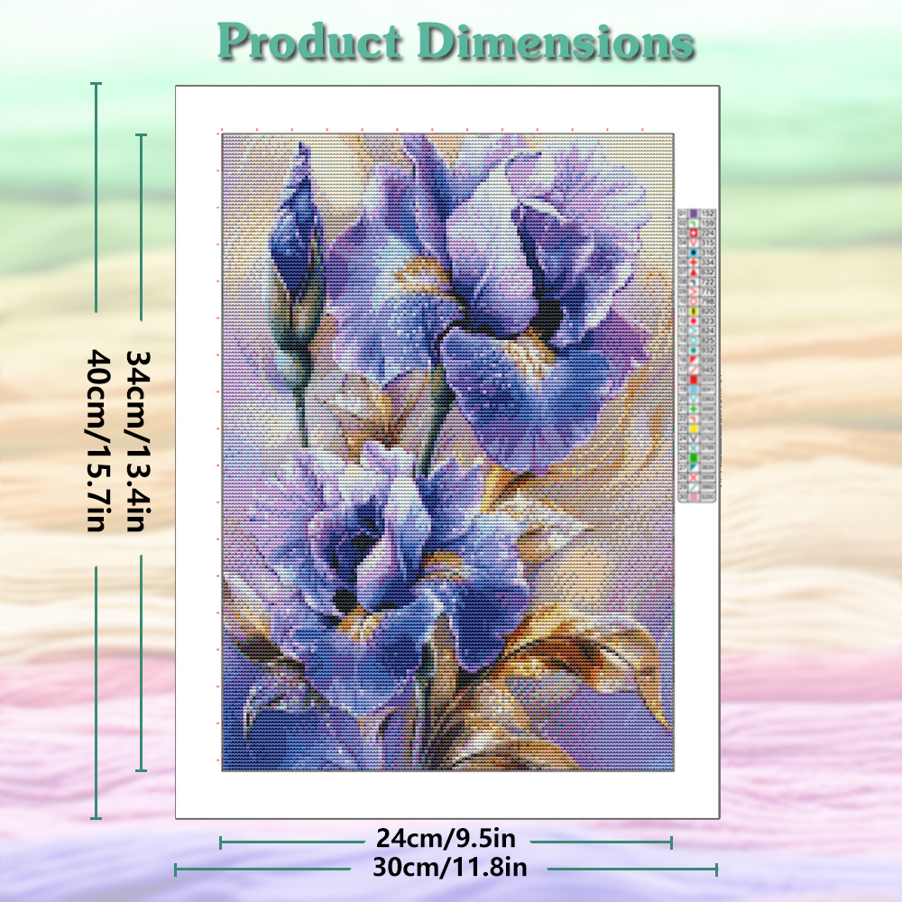 Flower 11CT Cross Stitch Kits  - Embroidery Artist avis et prix