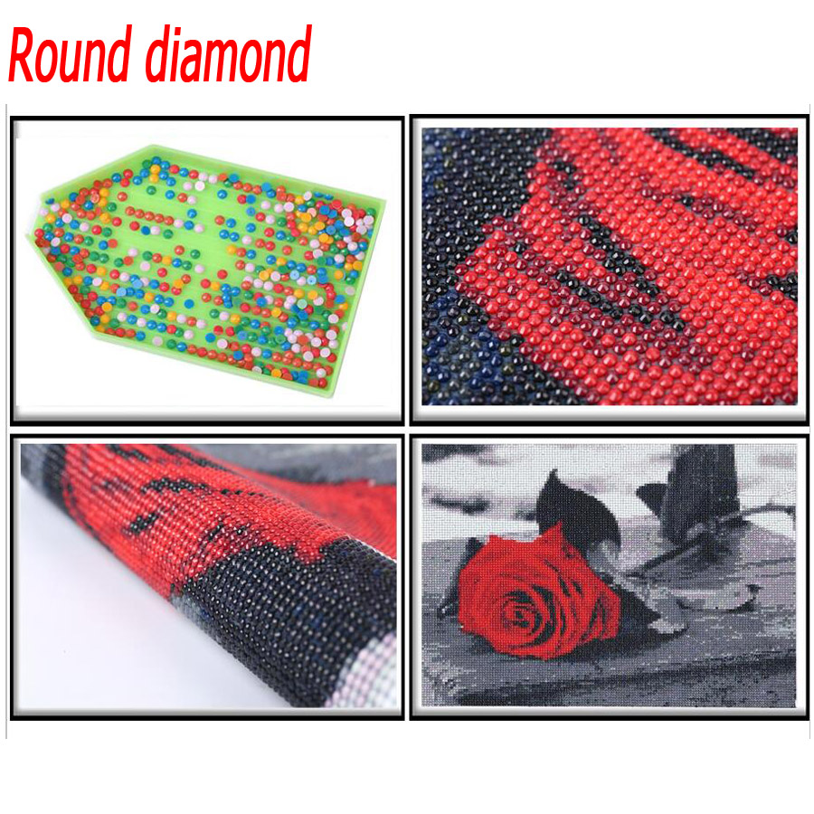 Large Wolf Run Full Round Dril - Embroidery Running Stitch avis et prix
