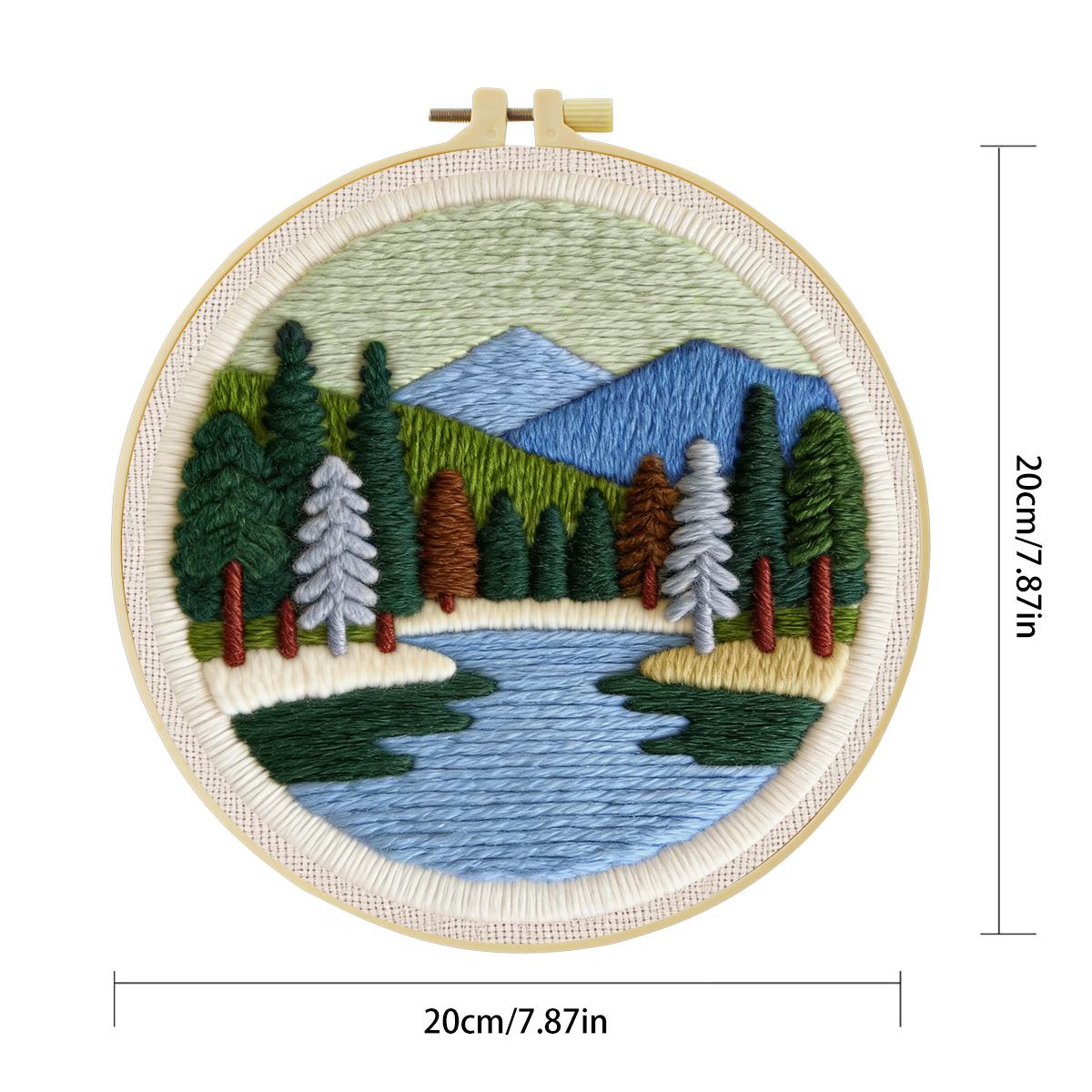 20X20CM/7.87inch Scenery Punch - Embroidery Artist avis et prix