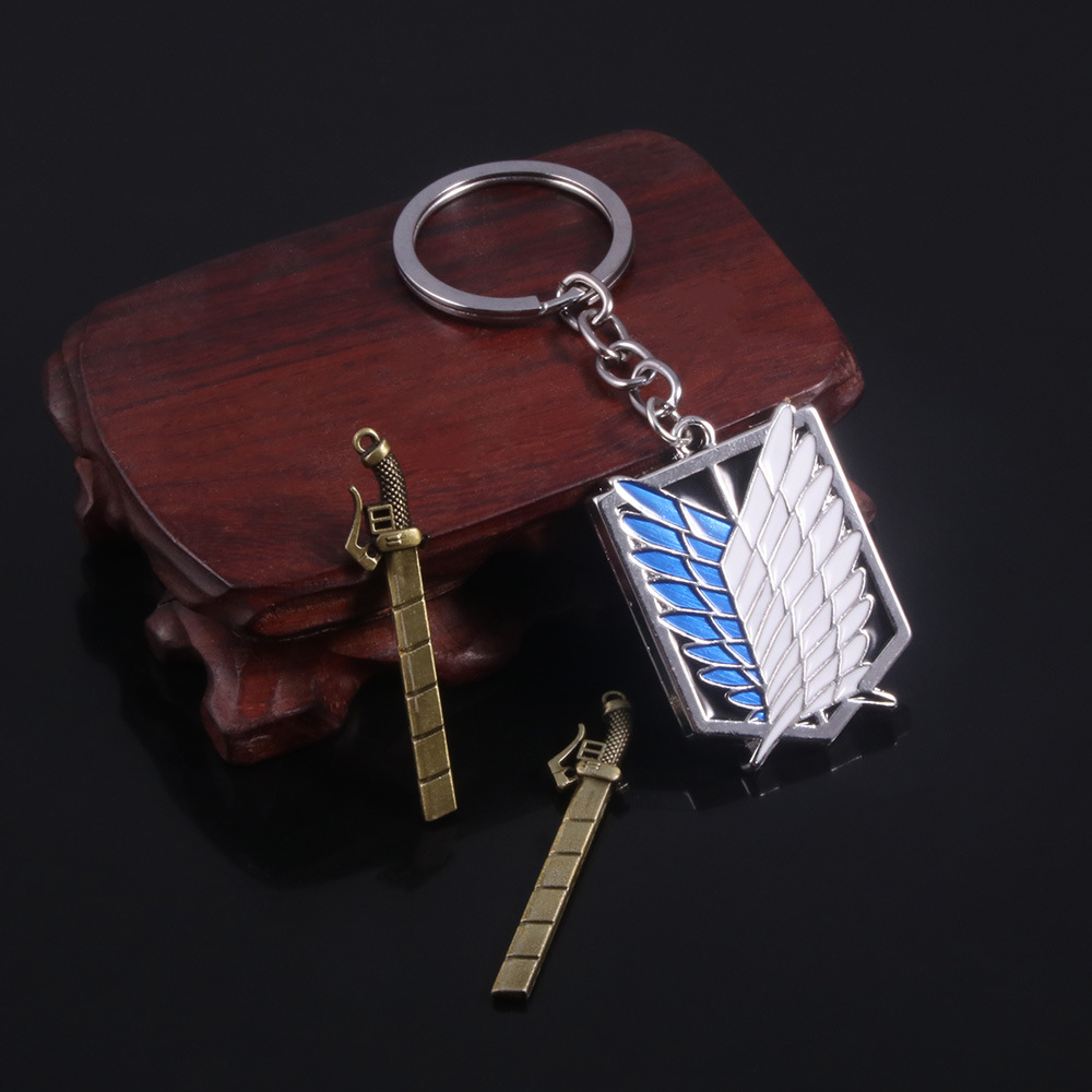 Anime Attack On Titan Keychain - Embroidery Legacy avis et prix