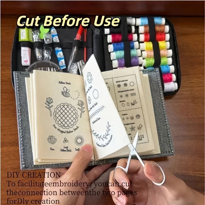 Embroidery Pattern Book With S - Needle Book Organizer avis et prix