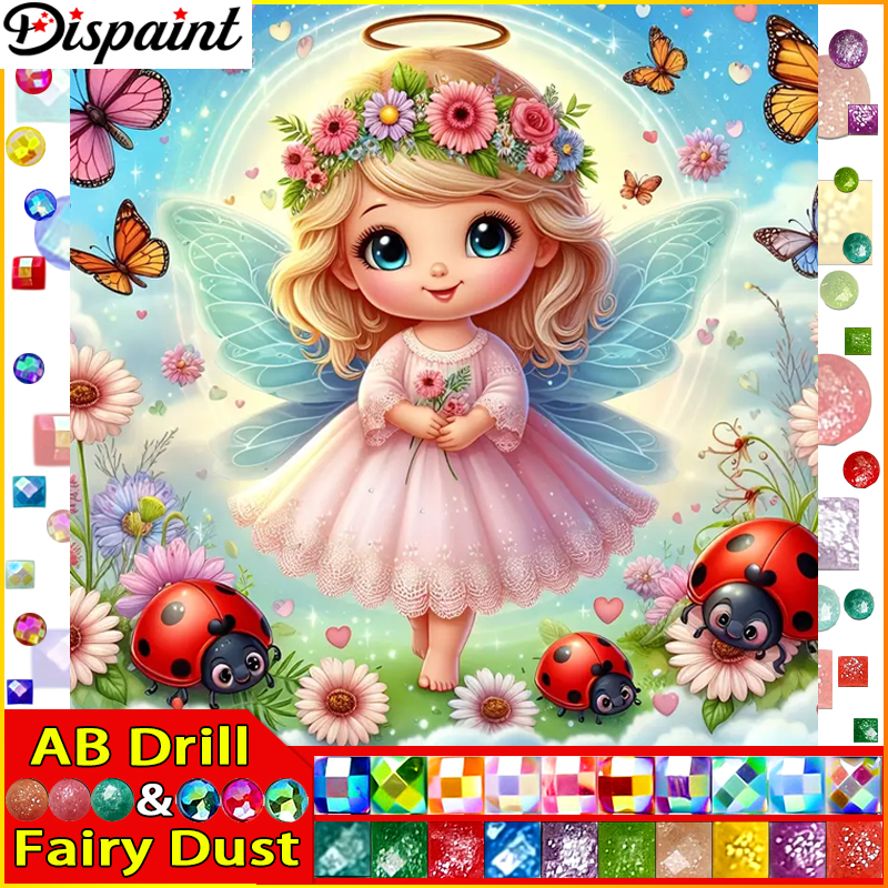 Dispaint Fairy Dust AB Full Di - Embroidery Lady Bug avis et prix