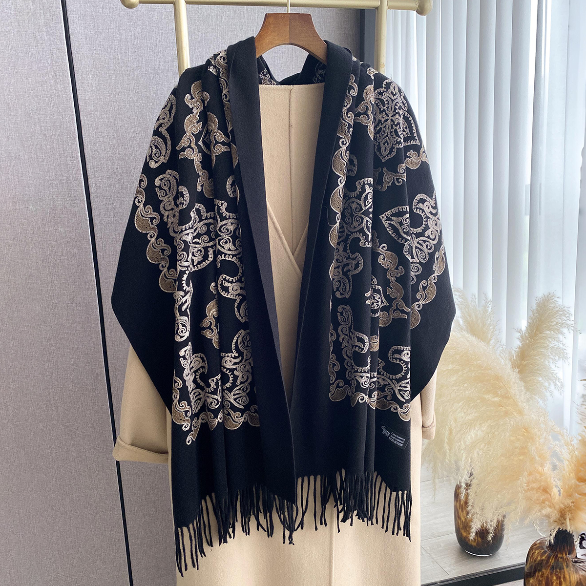 Luxury High Quality Embroidery - Embroidery Pashmina avis et prix