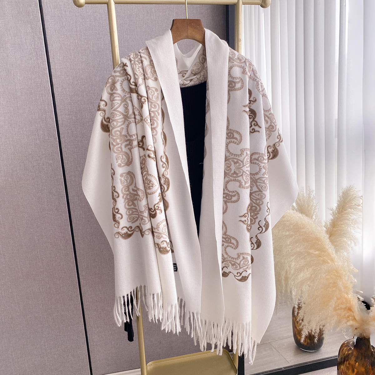 Luxury High Quality Embroidery - Embroidery Pashmina avis et prix