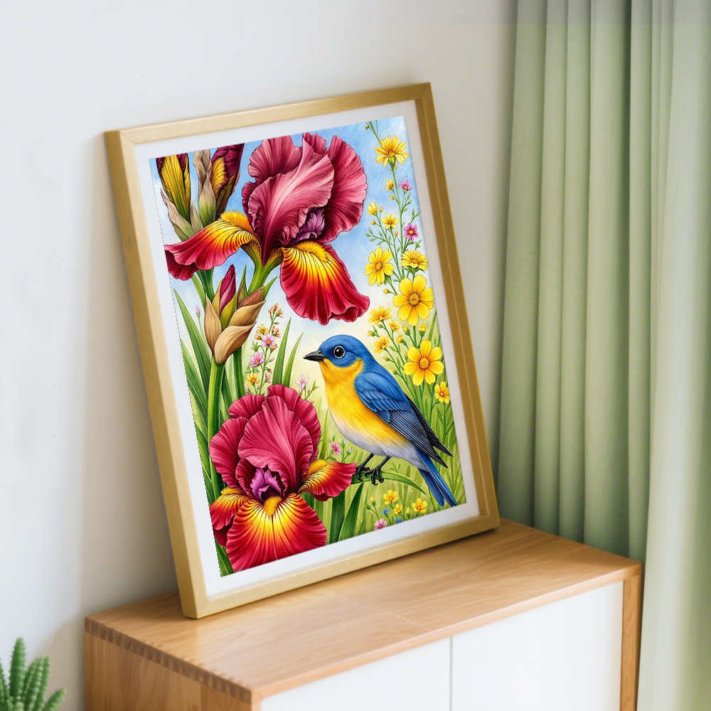 Flower 11CT Cross Stitch Kits  - Embroidery Tas avis et prix