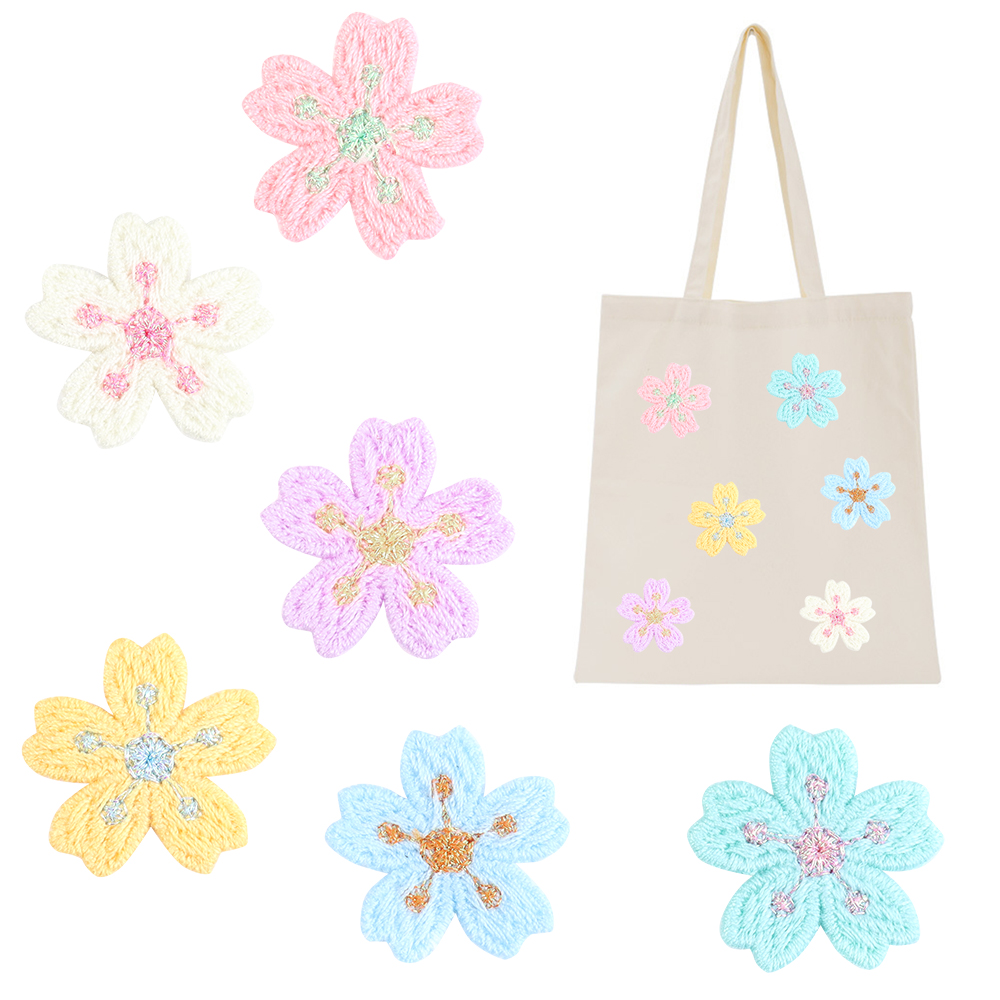 20pcs/lot Colorful 2.4cm Embro - Embroidery Flower avis et prix