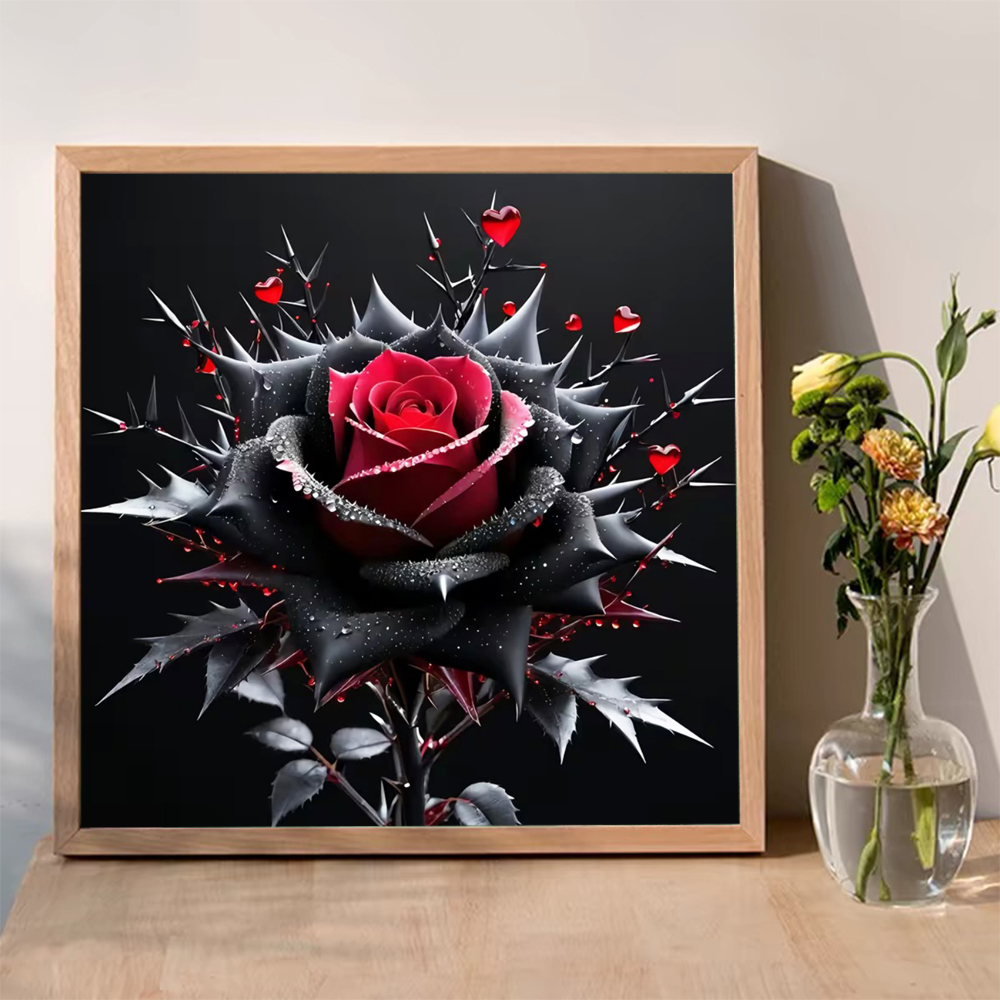 Evershine Diamond Painting Ros - Embroidery Rose Stitch avis et prix