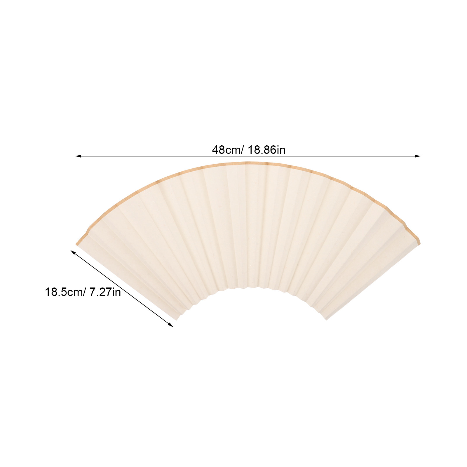 2Pcs Foldable Blank Fan Surfac - Embroidery Sheet avis et prix