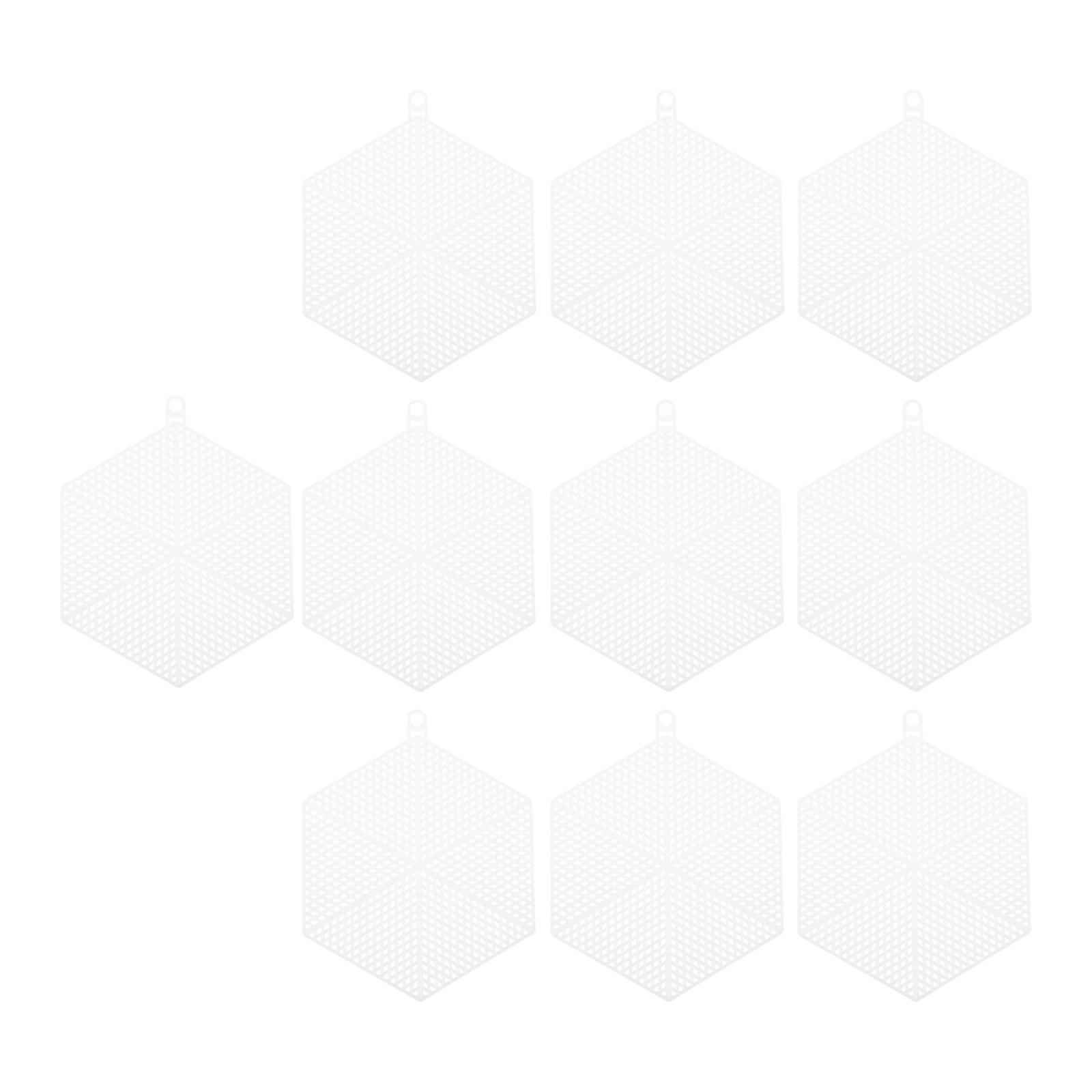 10Pcs White Plastic Mesh Sheet - Embroidery Sheet avis et prix