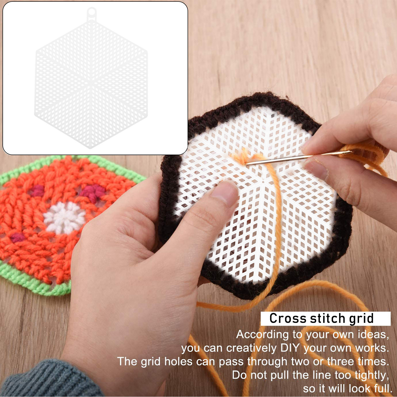 10Pcs White Plastic Mesh Sheet - Embroidery Sheet avis et prix