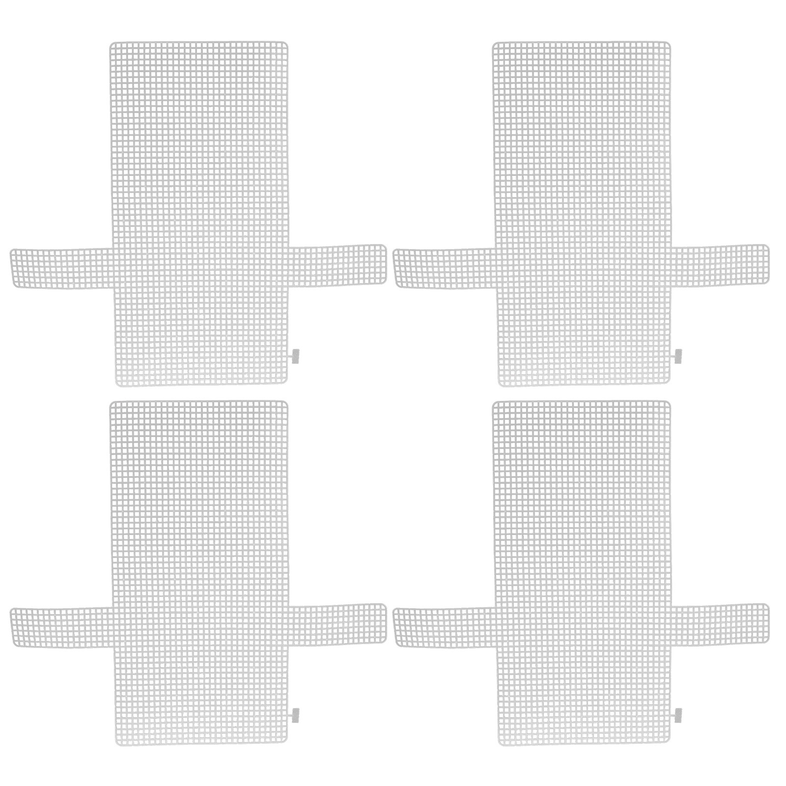 4Pcs Premium Plastic Mesh Shee - Embroidery Sheet avis et prix