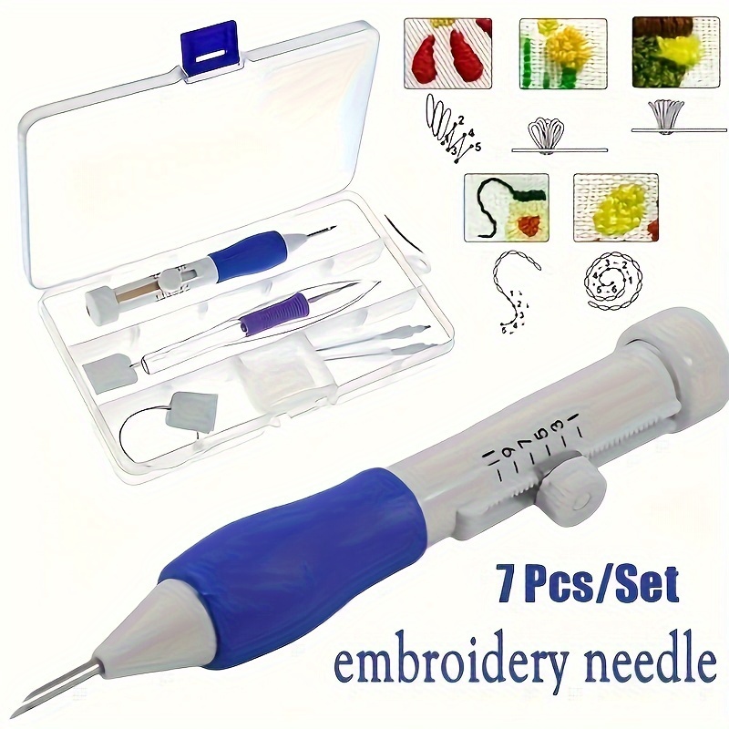 7-Piece Embroidery Punch Needl - Embroidery Service avis et prix