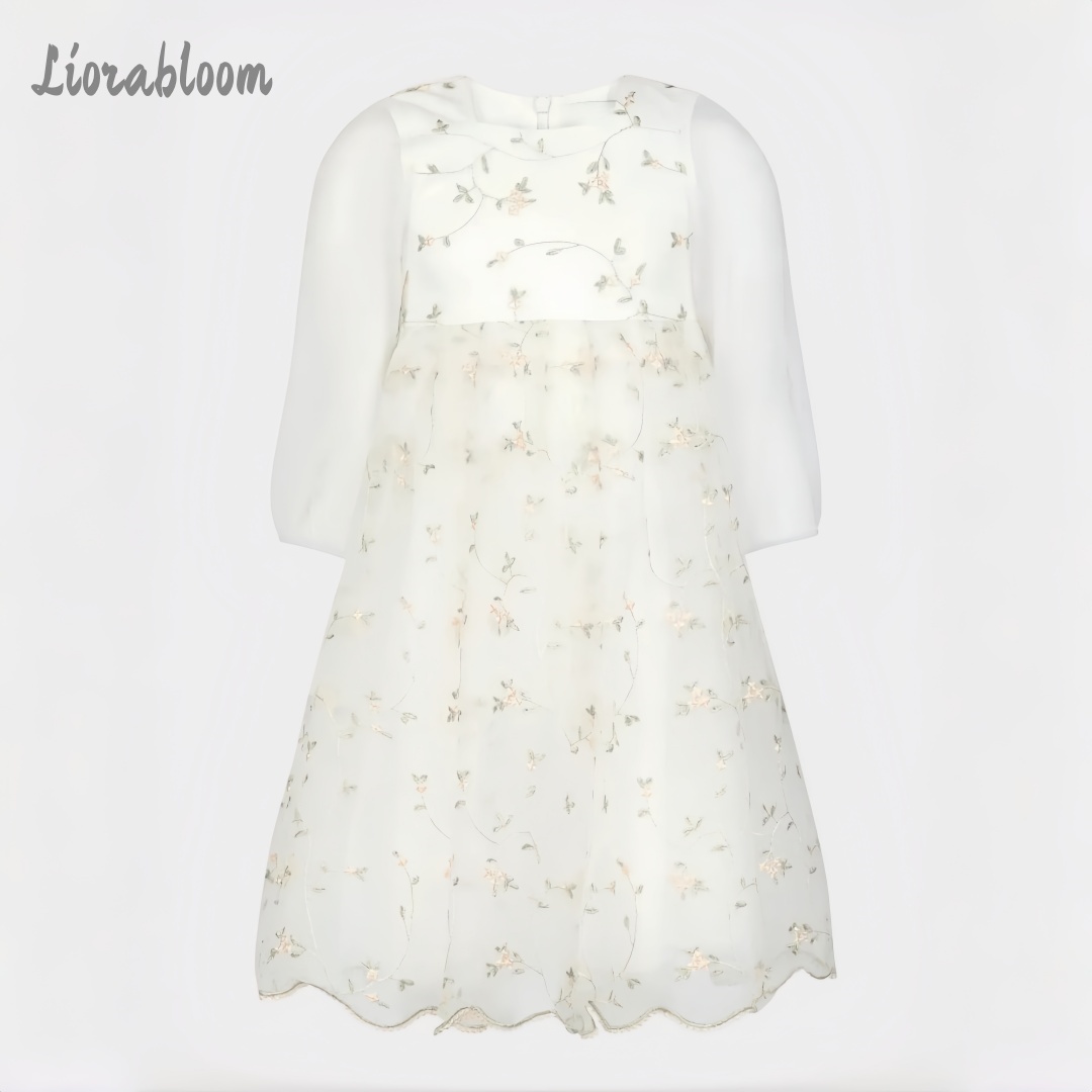 Customized Flower Girl Dress P - Embroidery Flower avis et prix