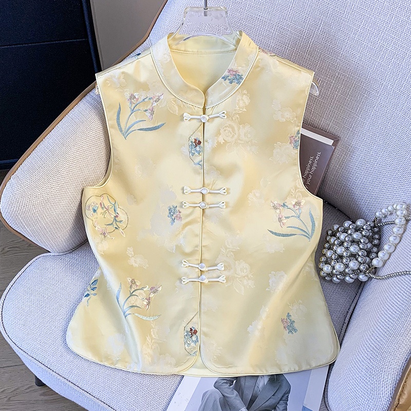 New Chinese Style Eastern Clas - Embroidery Vest avis et prix