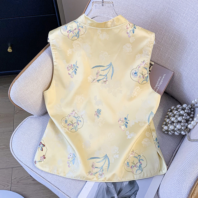 New Chinese Style Eastern Clas - Embroidery Vest avis et prix