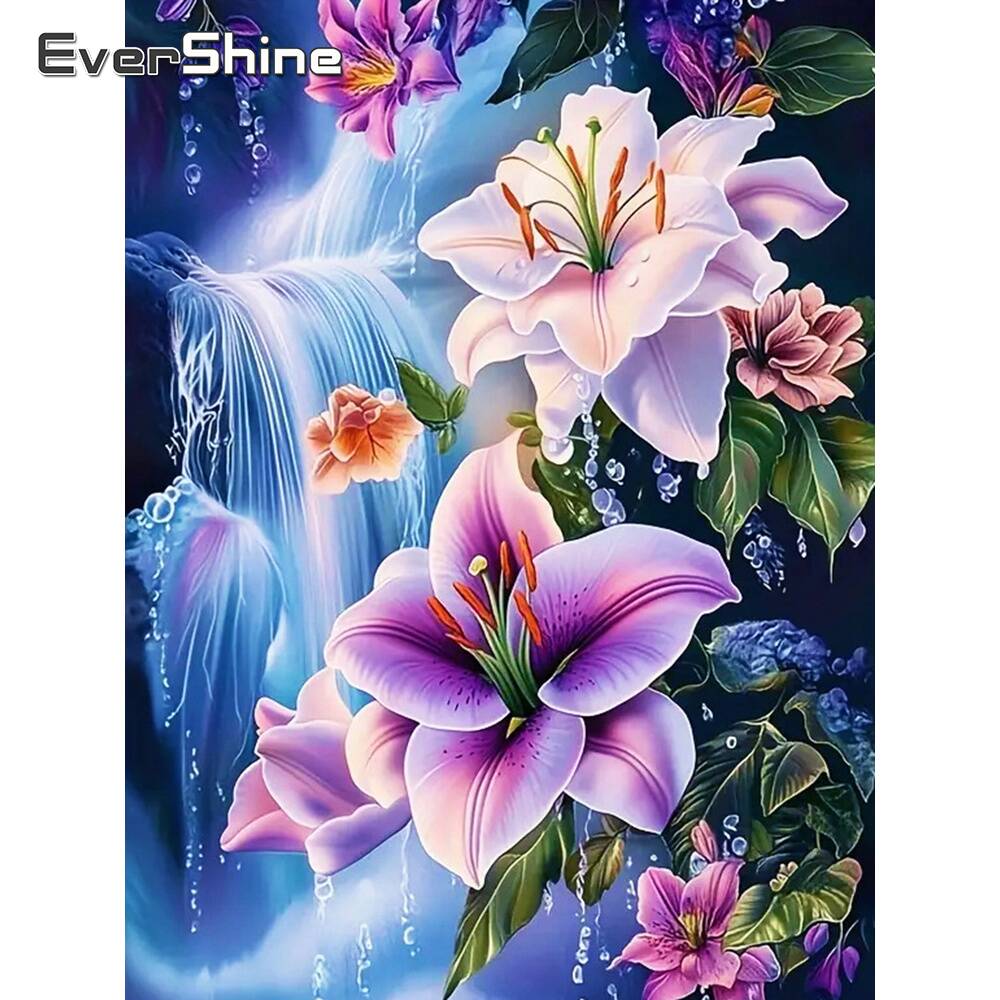 Evershine 5D DIY Full Square D - Embroidery Flower avis et prix