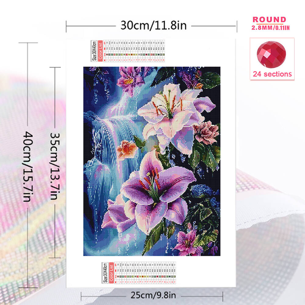 Evershine 5D DIY Full Square D - Embroidery Flower avis et prix